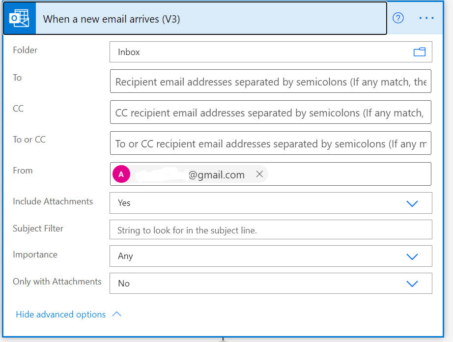 Automate Fetching of Email Attachments with Microsoft Flow