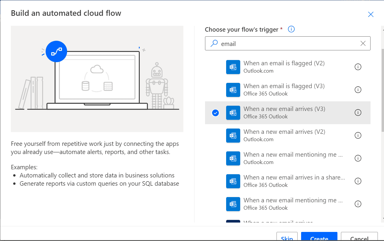 Automate Fetching of Email Attachments with Microsoft Flow